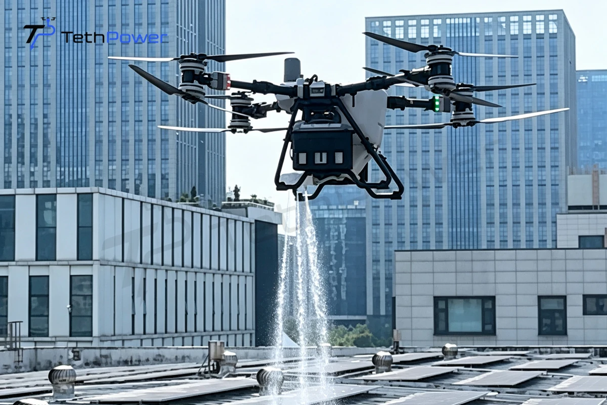 FC100 Drone Solar Panel Cleaning System | TP-FC100