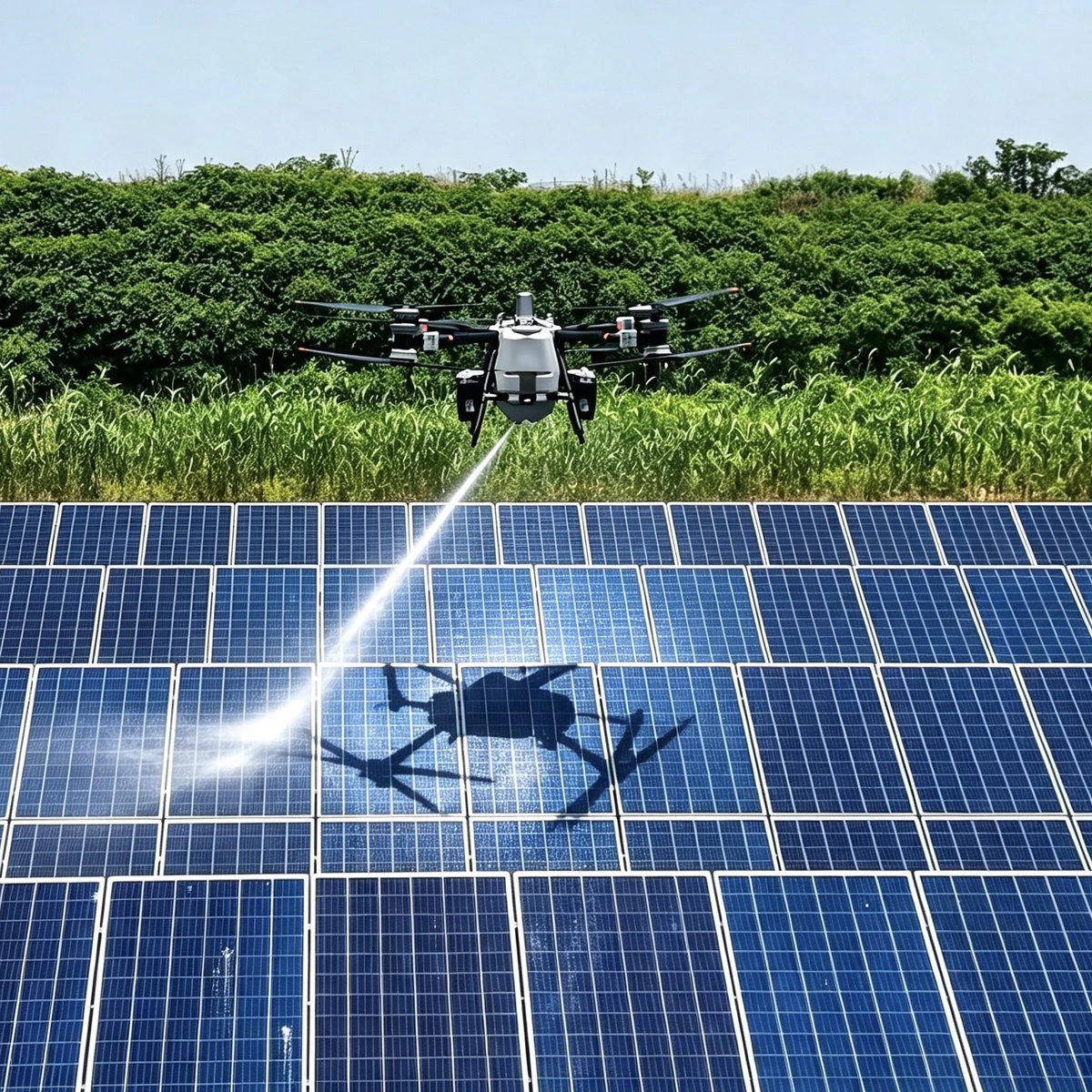 FC100 Drone Solar Panel Cleaning System | TP-FC100 — Cleaning Accessories — tethered UAV product image 2