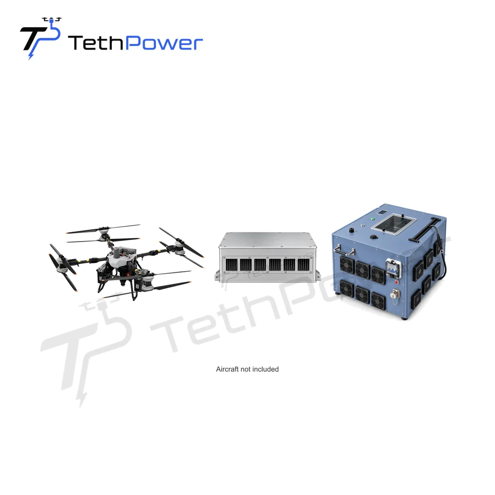 DJI FlyCart 100 Tether-Stromversorgungssystem | TP-FlyCart 100 — Tether-Stromversorgung — Produktabbildung eines Tether-UAV-Systems 1