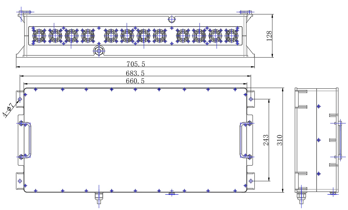 TethPower TP-P100 108kW 430V high-voltage isolated DC/DC power module — tethered UAV product image 2