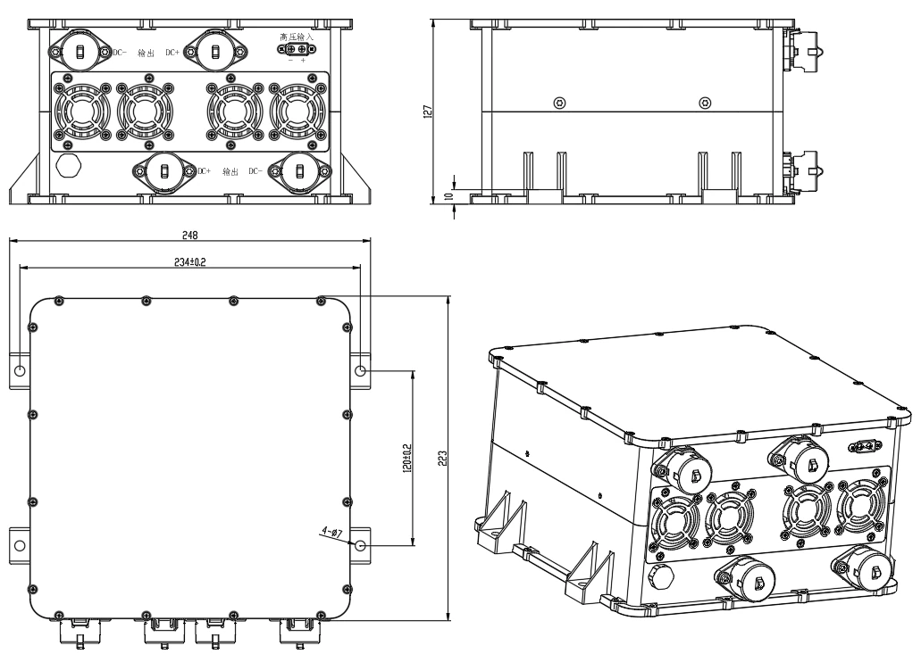 TethPower TP-P16 airborne power module for tethered UAV systems — tethered UAV product image 2