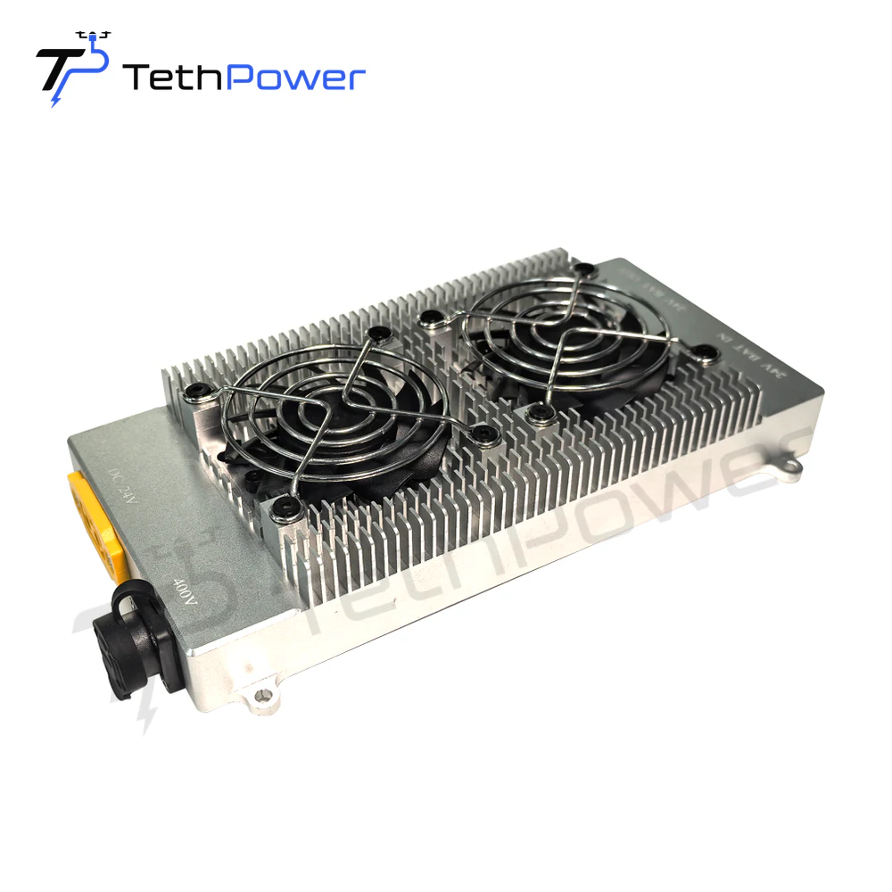 Бортовой модуль питания 2,5 kW 24 V/48 V | TP-P2.5 — Бортовой модуль питания — изображение оборудования для привязного БПЛА 2