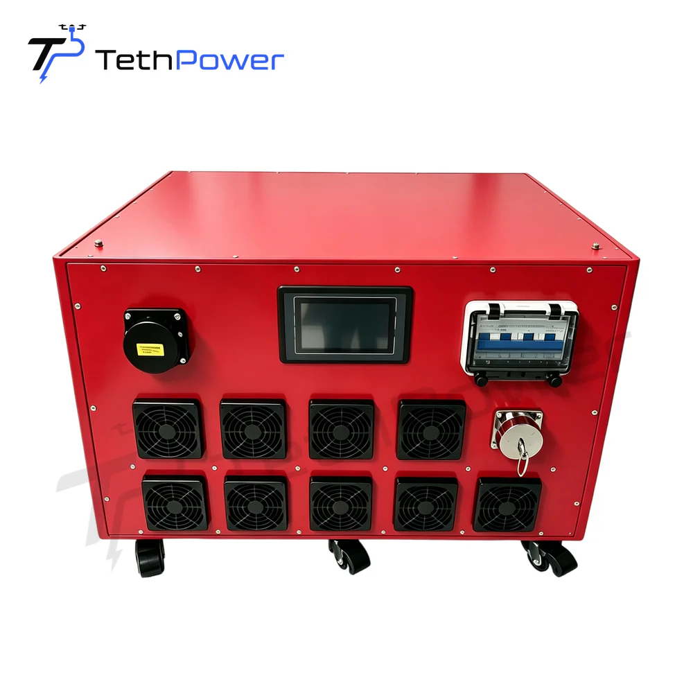 TethPower TP-ST70 70kW power enclosure front view