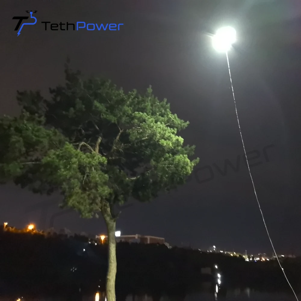 Tragbares Tether-Beleuchtungssystem im Taschenformat | TP-X1 — Tether-Stromversorgung — Produktabbildung eines Tether-UAV-Systems 7