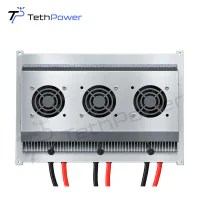 12-kW-Stromversorgung für Tether-Drohnen, 50 V | TP-P12 — Bordstromversorgung — Produktabbildung eines Tether-UAV-Systems 1