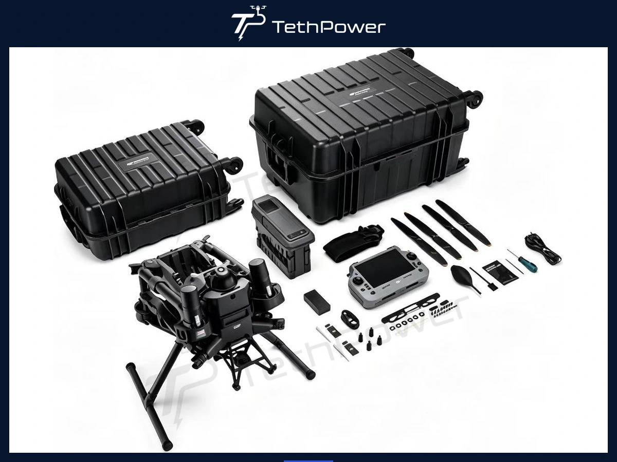 Поочерёдная работа двух DJI Matrice 400 для воздушного оповещения и медиазадач